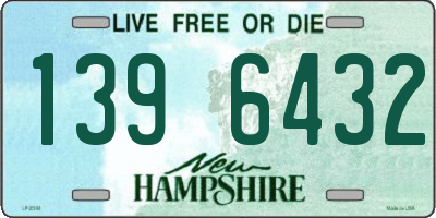 NH license plate 1396432