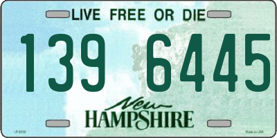 NH license plate 1396445