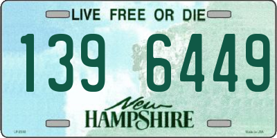 NH license plate 1396449