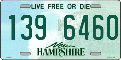 NH license plate 1396460