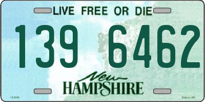 NH license plate 1396462