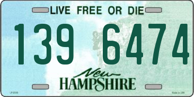 NH license plate 1396474