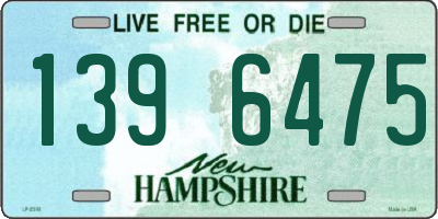 NH license plate 1396475