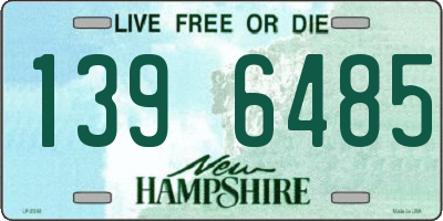 NH license plate 1396485