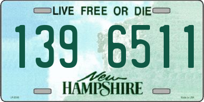 NH license plate 1396511