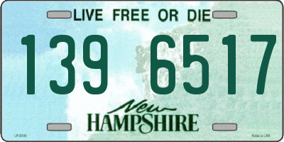 NH license plate 1396517