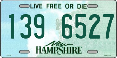 NH license plate 1396527