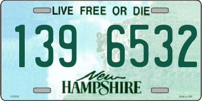NH license plate 1396532
