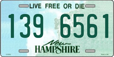 NH license plate 1396561