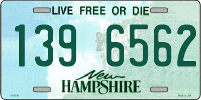 NH license plate 1396562