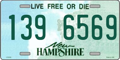 NH license plate 1396569