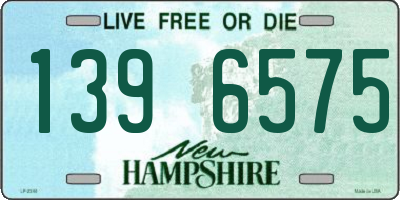 NH license plate 1396575