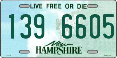 NH license plate 1396605