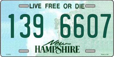 NH license plate 1396607