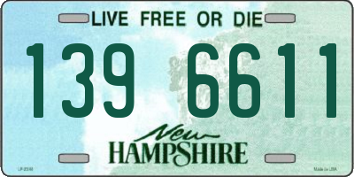 NH license plate 1396611