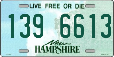 NH license plate 1396613