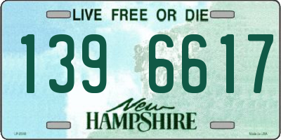 NH license plate 1396617