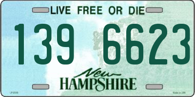 NH license plate 1396623