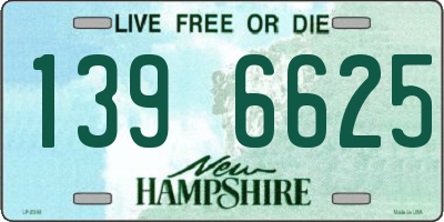 NH license plate 1396625