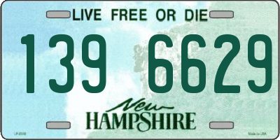 NH license plate 1396629