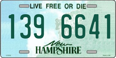 NH license plate 1396641