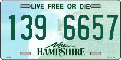 NH license plate 1396657
