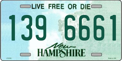 NH license plate 1396661