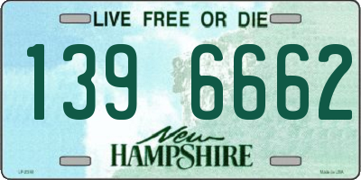 NH license plate 1396662