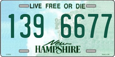 NH license plate 1396677