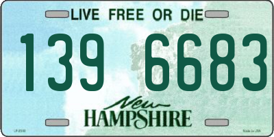 NH license plate 1396683