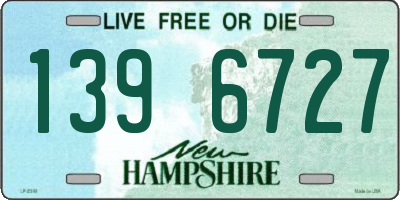 NH license plate 1396727