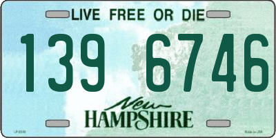 NH license plate 1396746