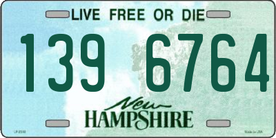 NH license plate 1396764
