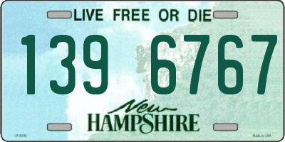 NH license plate 1396767
