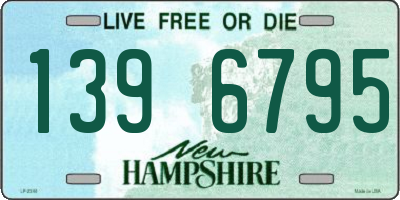 NH license plate 1396795