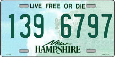 NH license plate 1396797