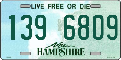 NH license plate 1396809