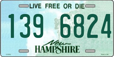 NH license plate 1396824