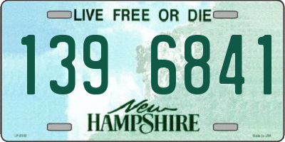 NH license plate 1396841