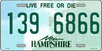 NH license plate 1396866