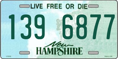 NH license plate 1396877