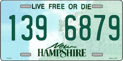 NH license plate 1396879