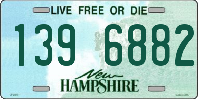NH license plate 1396882