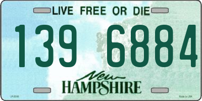 NH license plate 1396884