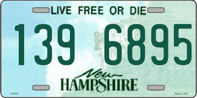 NH license plate 1396895