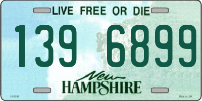 NH license plate 1396899