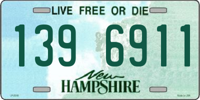 NH license plate 1396911