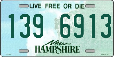 NH license plate 1396913