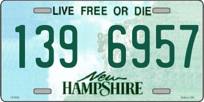 NH license plate 1396957