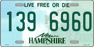 NH license plate 1396960